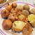 ふろふき大根と玉ねぎ、ジャガイモのオーブン焼きの肉みそかけ