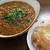 昼は冷凍庫にあったカレーとフォッカッチャ