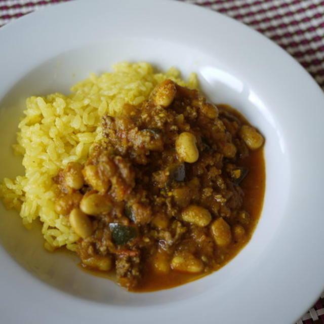 大豆だよ茄子とひき肉のカレー2012