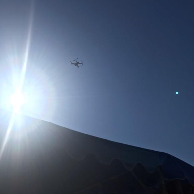 秋の運動会は空からも撮影！