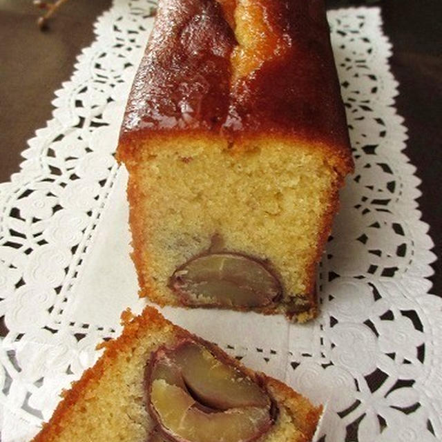 渋皮煮のパウンドケーキ