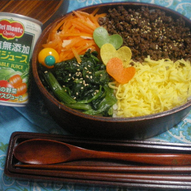 かんたん４色弁当〜♪　五木ひろしマラソン