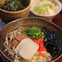 ちょっと贅沢な３種麺の沖縄そば　と　イカスミじゅーしぃ♪