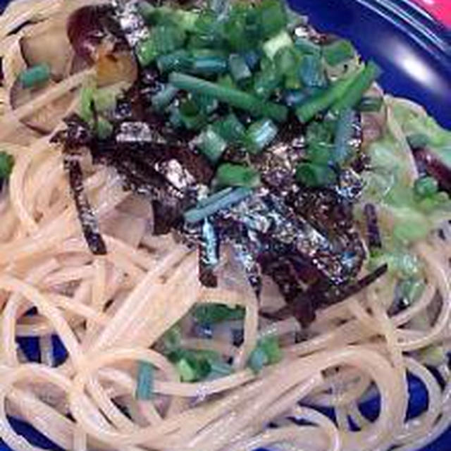しょうが焼きパスタ