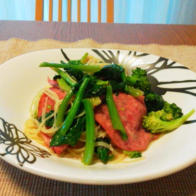 菜の花のパスタ