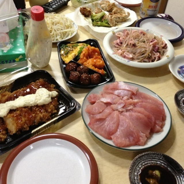 チキン南蛮・ビンチョウマグロ