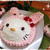 うさちゃんキティのケーキ♪　…超、自画自賛の力作です（笑）