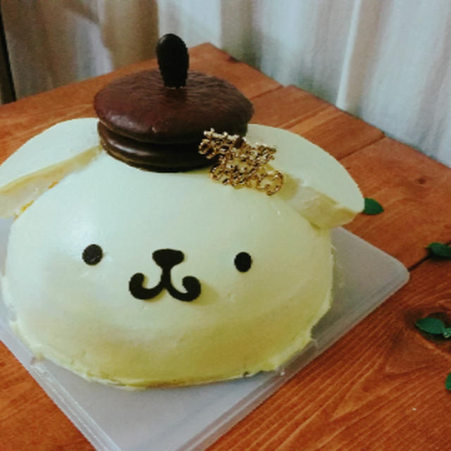 ポムポムプリンのキャラケーキ By Hannaさん レシピブログ 料理ブログのレシピ満載