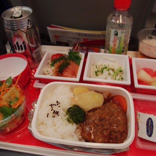 ヘルシンキ→成田　ＪＡＬ機内食
