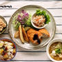 ふんわり＆サクサク！切り干し大根メンチカツ / 白だしサツマイモご飯