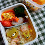 キャラ弁**スライスポテトくまちゃんとうさぎさん