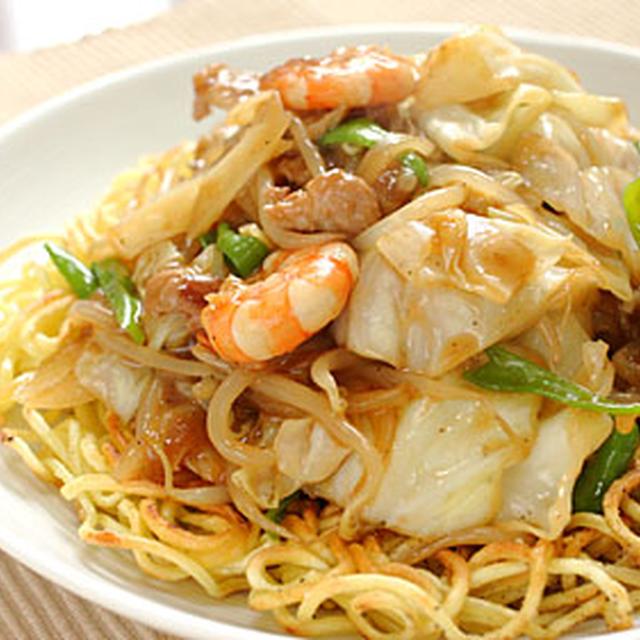 広東風あんかけ焼きそば？
