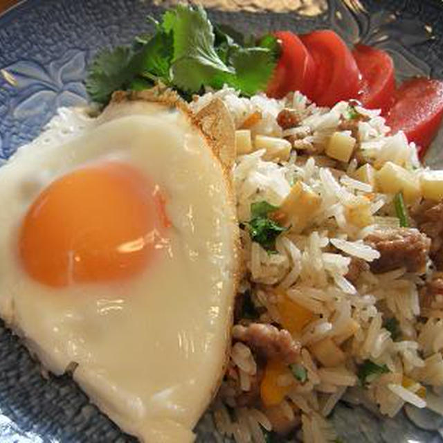 香り米でタイ風エスニックチャーハン