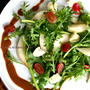 Shungiku Pear Salad春菊と洋梨のサラダ