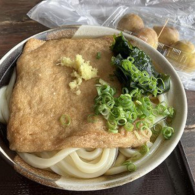 きつねうどん。オリンピックメダリストが通った店