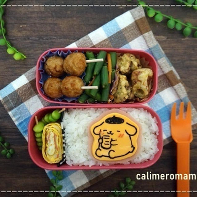 【娘のオベントウ】　ポムポムプリンのお弁当