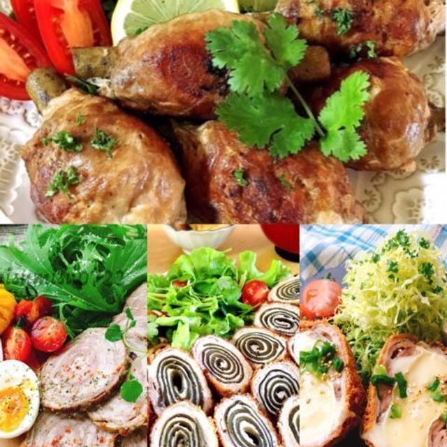 手軽で美味しい豚こまや薄切り肉のぐるぐる巻きレシピいろいろ