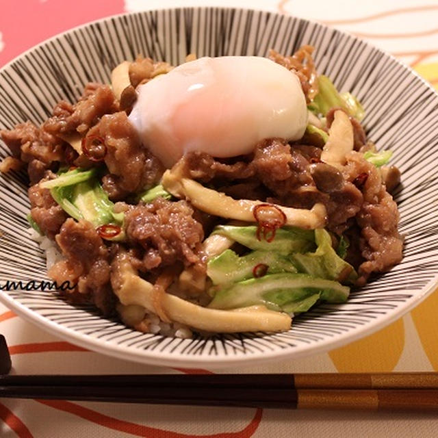 業スー品で　「夫も息子も絶賛！」一切包丁を使わない丼