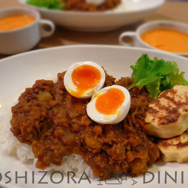 市販のルゥでトマトキーマカレー