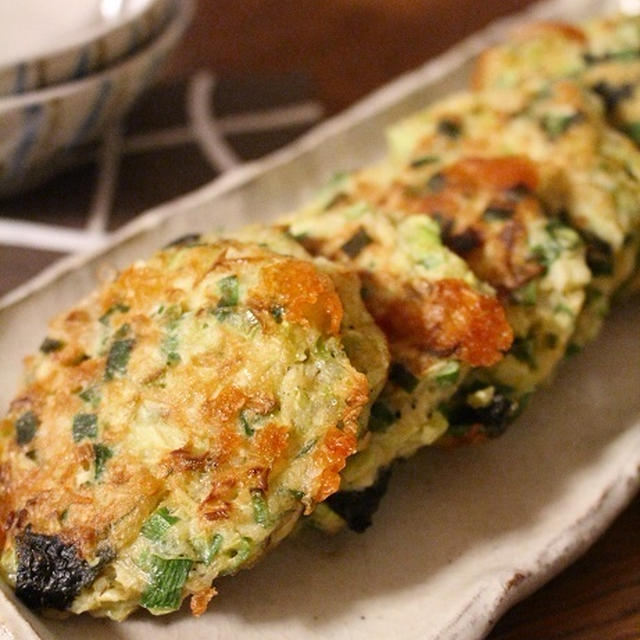 作り置いても！しらすとﾁｰｽﾞのﾐﾆふわふわお焼き