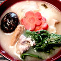 2014のお雑煮　味噌仕立て