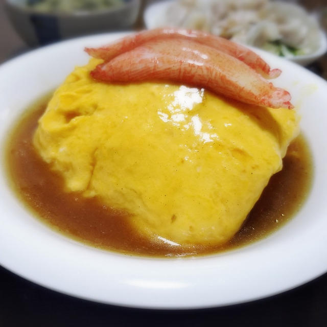 【家ごはん】 簡単 節約 時短料理！ 天津飯2種と 中華丼