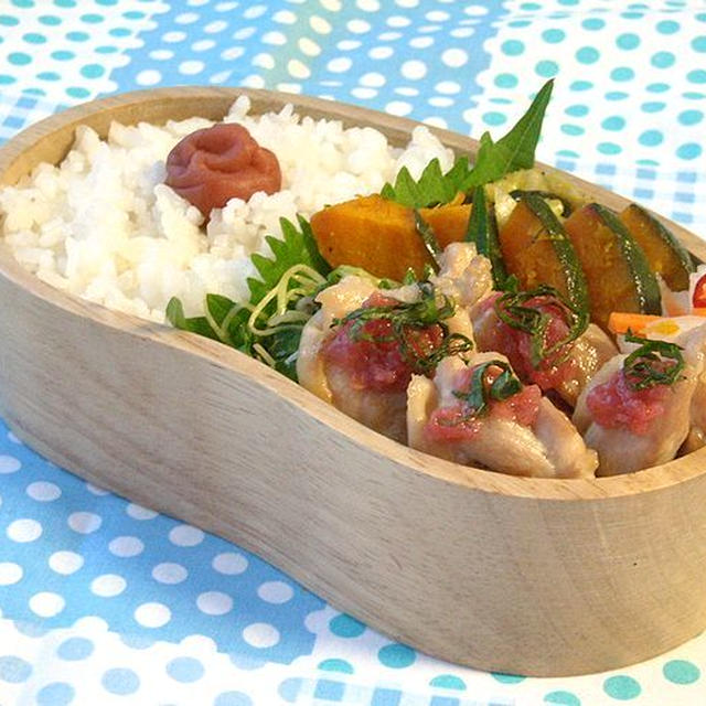 9/7(火）鶏の梅しそ焼き弁当