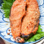 【鮭レシピ】旨辛がたまらない！韓国風鮭明太焼き♡レシピあり♡