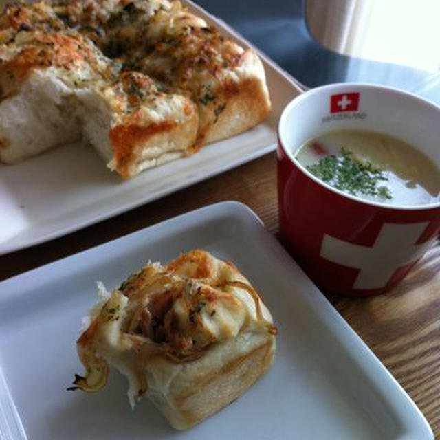 オニオンチーズちぎりパン