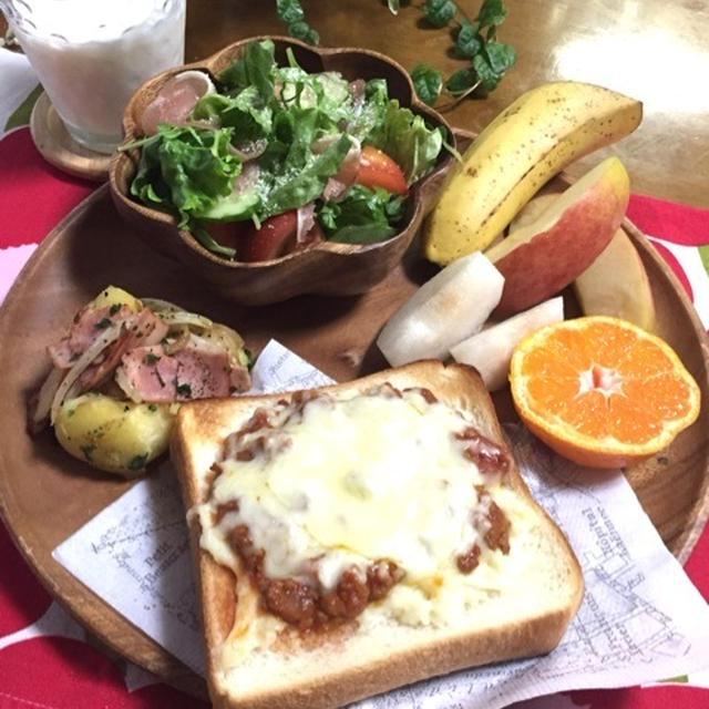 リメイク朝ごはん♪…朝からニンマリ笑