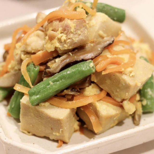 ◎おうちごはん 給食の味『炒り豆腐』#レシピ#簡単
