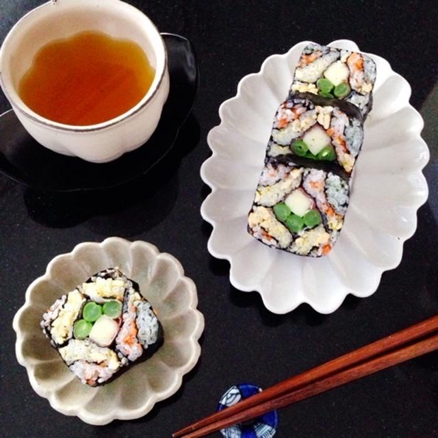 恵方巻き予告？と　おすすめ節分こんだて