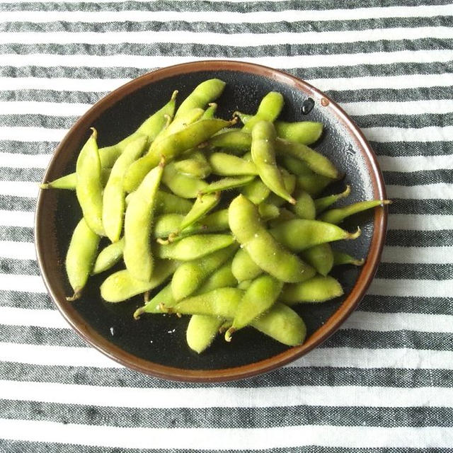 初物の枝豆