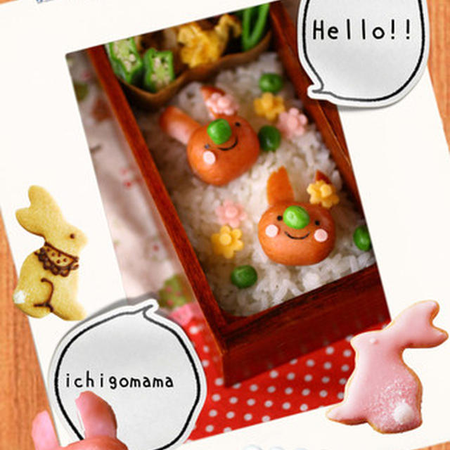 ころころｳｲﾝﾅｰのうさちゃん弁当