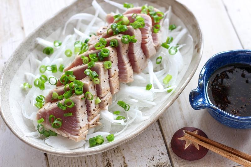 【まぐろ・新玉ねぎ】セールのまぐろも美味しく食べれるサラダ