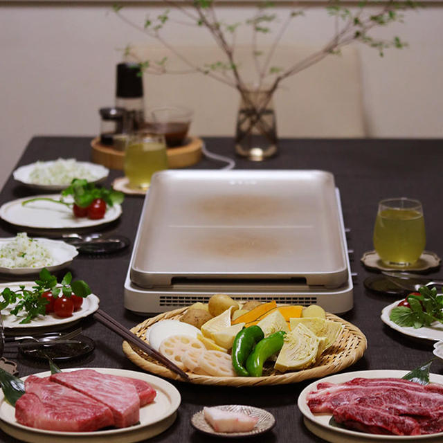 【献立】ホットプレートでステーキと、パセリご飯だけ。～GW、終了～