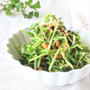 【毛穴レスな肌に】『納豆と豆苗のしょうが味噌和え』美肌レシピ