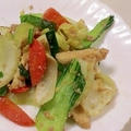 健康法師の　ダイエットに　おからで　かさ増し野菜炒め