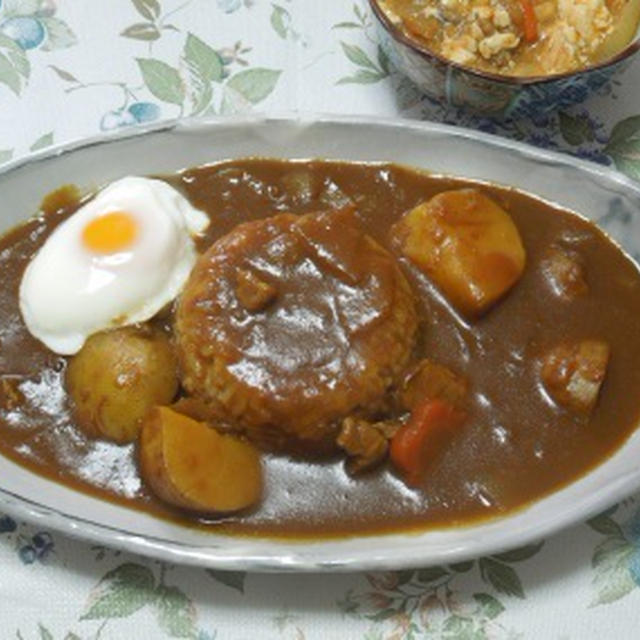 ◇豚バラ肉と新じゃがの燻製カレーライス・カレーうどん