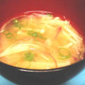 【レシピ】　風味豊かなみょうがのお味噌汁(^^♪