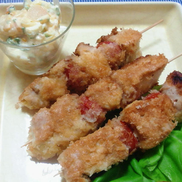 鰆の串かつ