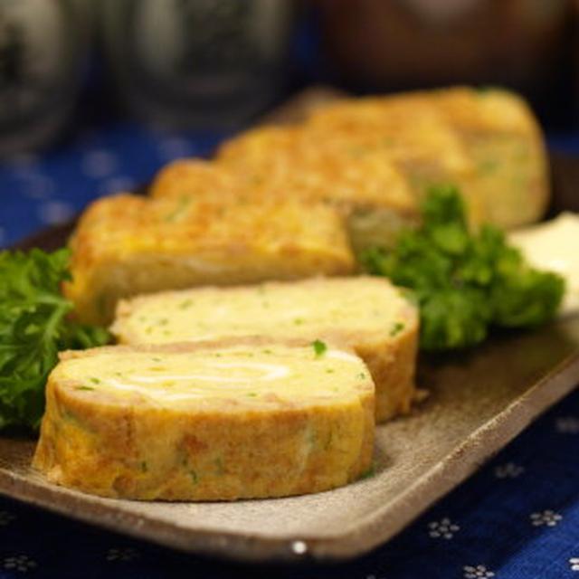 鶏そぼろの親子玉子焼き