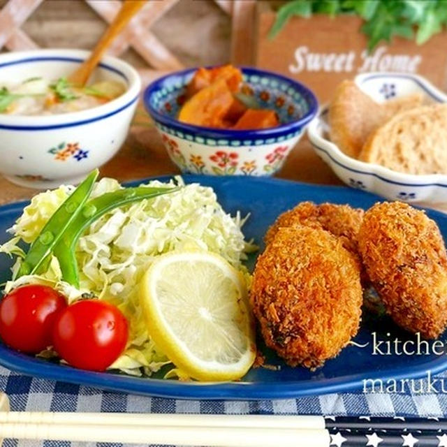 春キャベツがお肉の2倍！とってもジューシーなミンチカツ＆最近のお気に入りの市販のパン