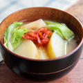 【レシピ】春野菜と小海老のほっこりお味噌汁