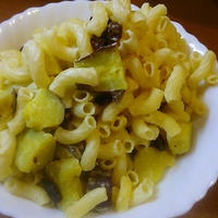 さつま芋とレーズンのクリームチーズサラスパ
