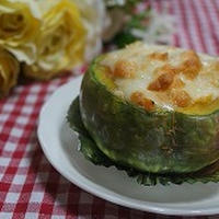 豆腐入りヘルシーかぼちゃグラタン