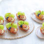 可愛いチョコレートチーズクリームのフルーツタルト♪