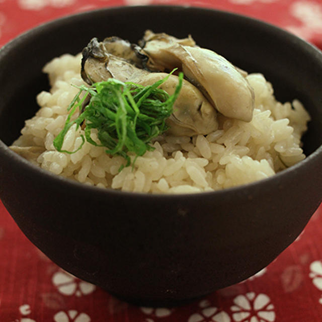 【圧力鍋レシピ】牡蠣の旨みが染み込む～シンプル牡蠣ごはん。