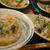 かんだばーじゅうしぃと豚野菜ロール蒸し。