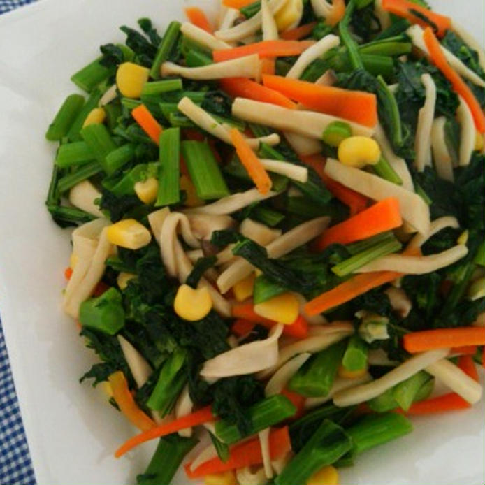 「かき菜」を使うレシピ15選。副菜から炒め物、汁物＆麺類までの画像